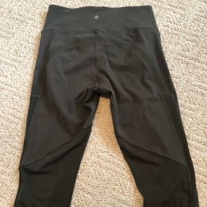 Olive green Lululemon leggings